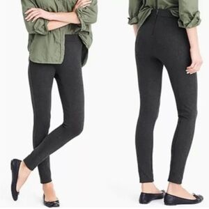 J Crew Pixie‎ Ponte Stretch Pant in Charcoal Gray.